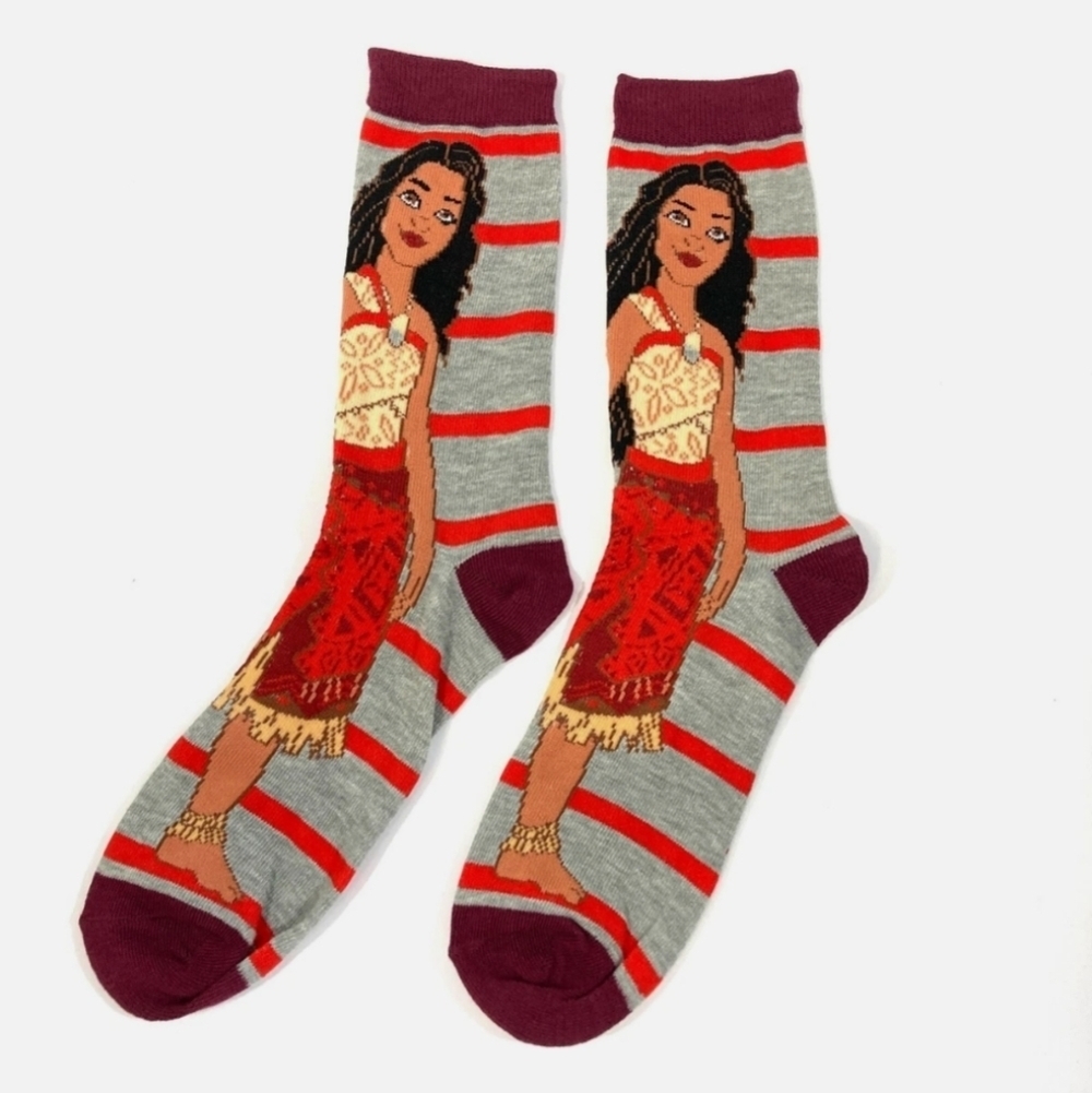 Disney MOANA Socks Shoe Size 9-13 1Pair